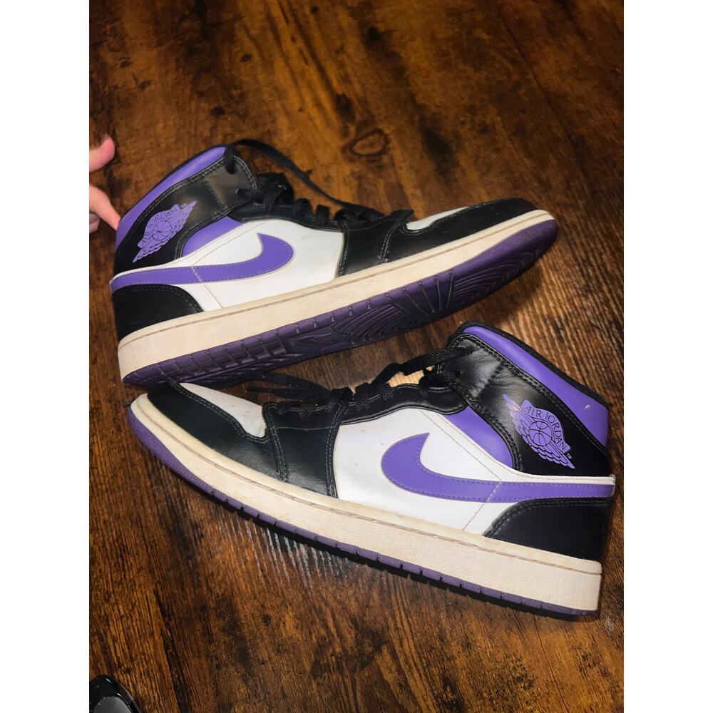 Nike Air Jordan 1 Mid Men's Size 10.5 Multicolor High Top Sneakers